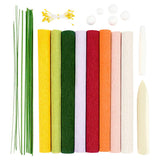 Kit de fleurs de crêpapier