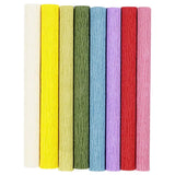Creativ company papier crépon nuances de base 8 pièces 25x60 cm