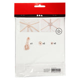 Société Creativ https : www.cchobby.nl creative-mini-kit-macrame-sneeuwflok-h-10-cm-1-doos