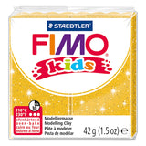 Fimo kids pâte à modeler paillettes or, 42gr