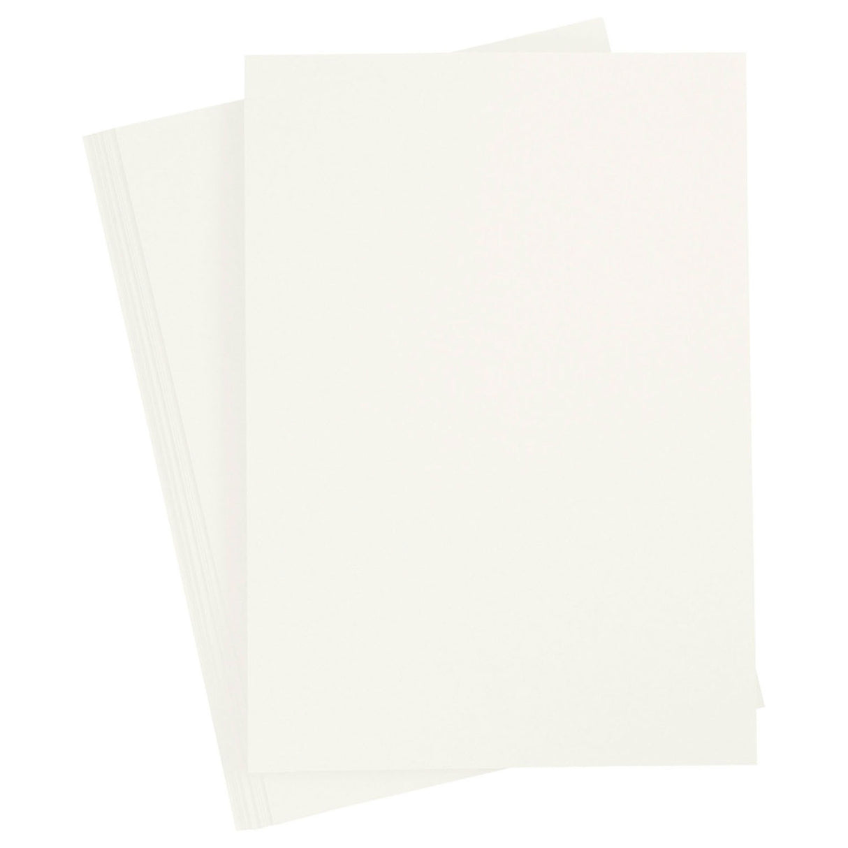 Carton coloré Creativ company, a4, feuille 210x297 mm, 180 gr, blanc cassé, 20 feuilles 1 boîte
