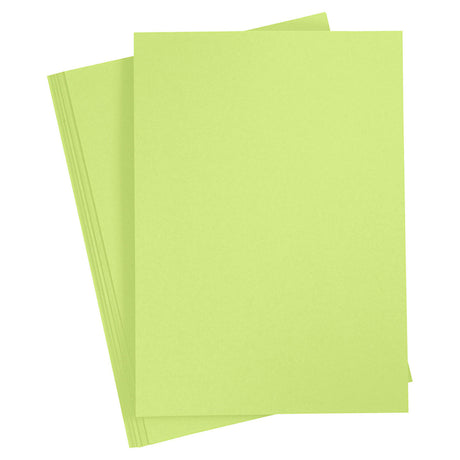 Creativ company carton coloré vert lime A4, 20 feuilles