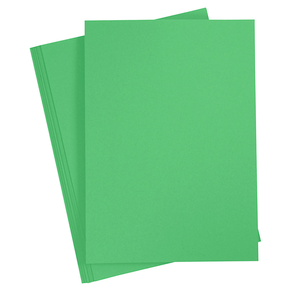 Carton coloré Creativ company, a4, feuille 210x297 mm, 180 gr, vert herbe, 20 feuilles 1 boîte