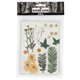 Fleurs séchées et feuilles blanches, 19dlg.