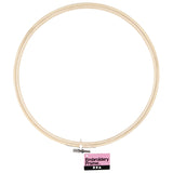 Creativ company cc cercle à broder en bois 25 cm