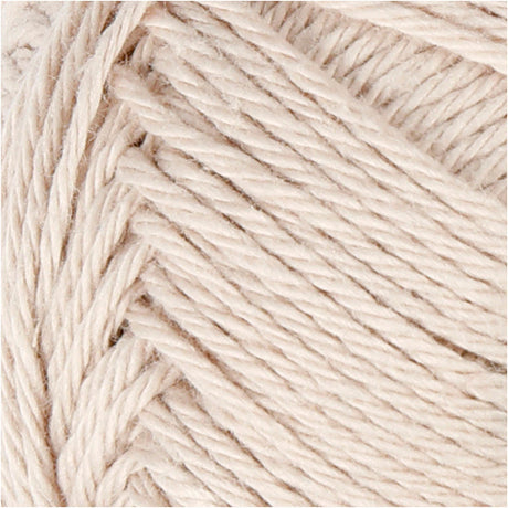 Fil de coton Creativ company, couleur sable, 50gr, 170m