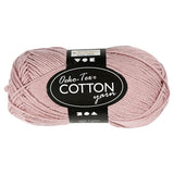 Fil de coton, lavande, 50gr, 170m