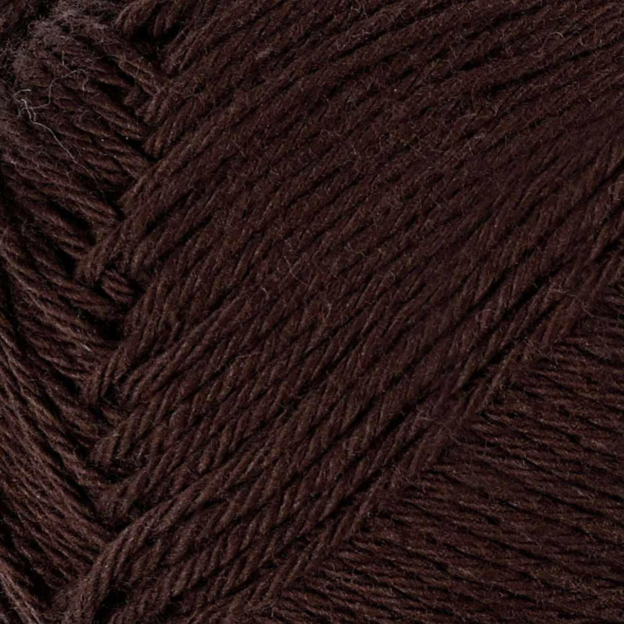 Fil de coton, brun foncé, 50gr, 170m