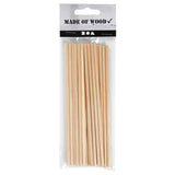 Société créative https : www.ccobby.nl round-sticks-l-15-cm-d-4-mm-20-piece-1-box