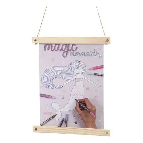 Porte-affiche en bois de la société Creativ pour format A4.