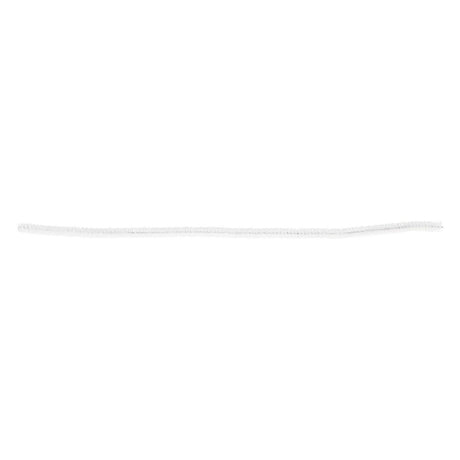 Chenille Blanc 30cm, 50 pcs.