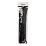 Creativ company chenille noire 30cm, 50 pcs.