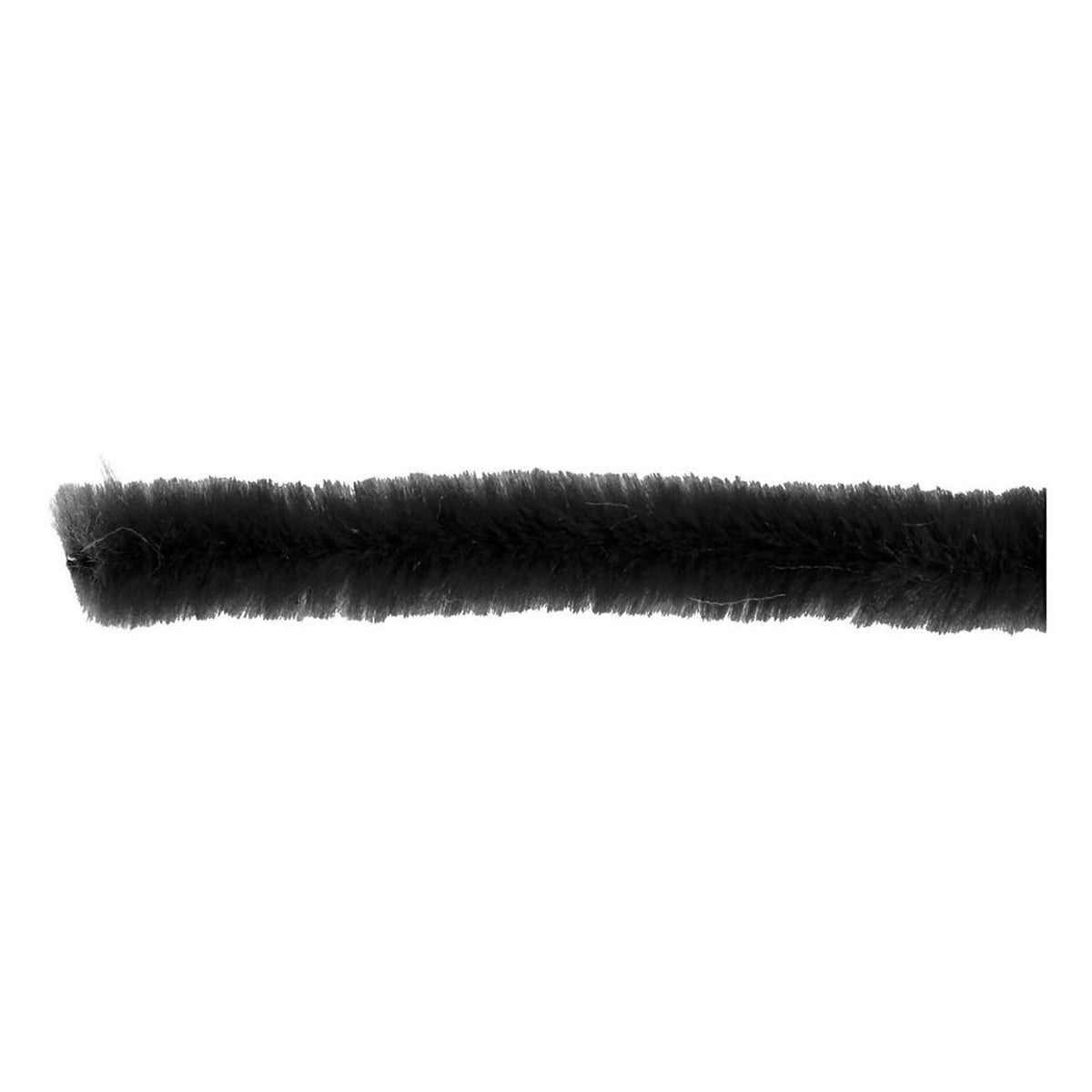 Creativ company chenille noire 30cm, 50 pcs.