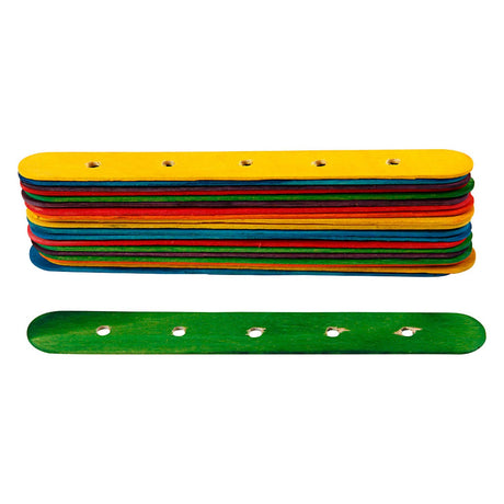 Société créative https : www.ccobby.nl bâtons de construction-l-15-cm-b-1-8-cm-taille du trou-4-mm-diverse-colours-20-div-1-box