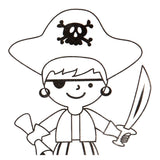 Société créative https : www.ccobby.nl feuilles-rétractable-foil-avec-motifs-pirate-sheet-10-5x14-5-cm-thickness-0-3-mm-matt-transparent-4-sheet-1-box