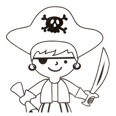 Société créative https : www.ccobby.nl feuilles-rétractable-foil-avec-motifs-pirate-sheet-10-5x14-5-cm-thickness-0-3-mm-matt-transparent-4-sheet-1-box