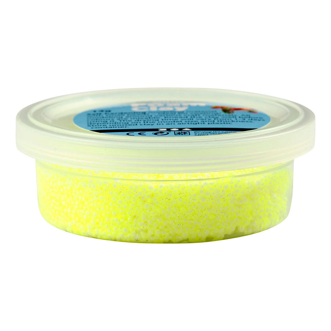 Argile Foam ®, paillettes, couleurs pastel, 14 gr, boîte de 6
