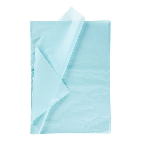 Creativ Company Paper de soie bleu clair 10 feuilles 14 gr, 50x70cm