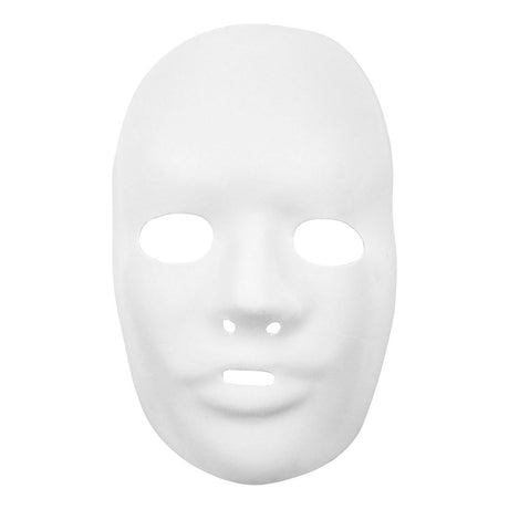 Creativ Company Mask Plastic White, 24 x 25,5 cm