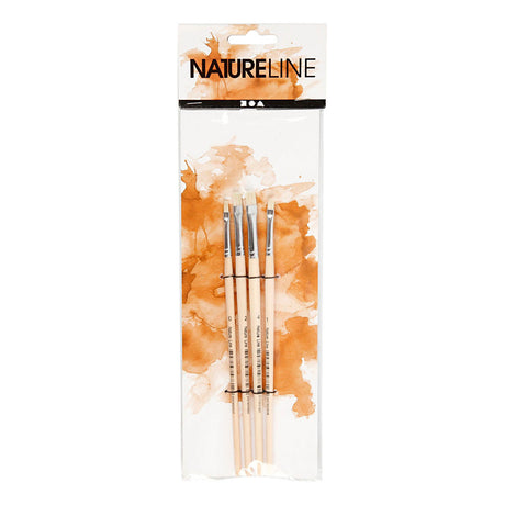Creativ company pinceaux ligne nature 00 1 2 4, 4 pcs.