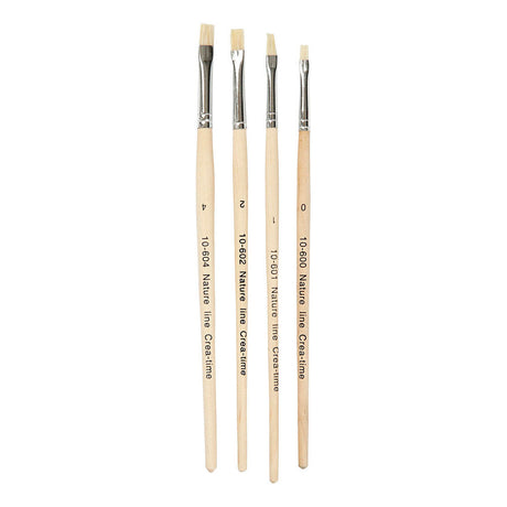 Creativ company pinceaux ligne nature 00 1 2 4, 4 pcs.