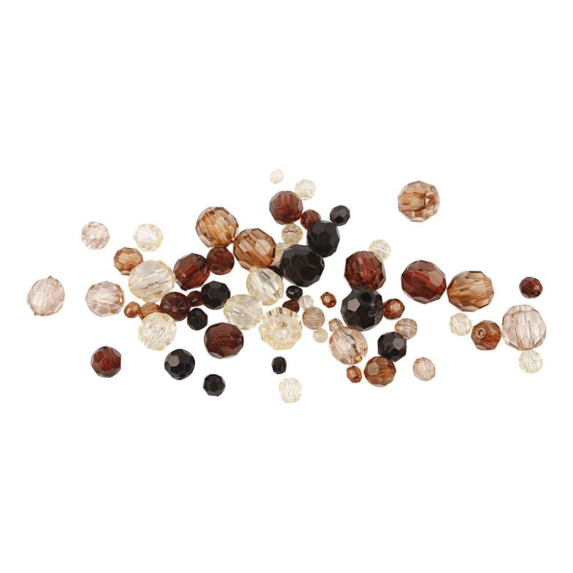 Creative Company Facet Beads Mix Gold, 50 grammi