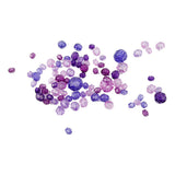 Creativ Company Facet beads Mix Purple, 45 grams