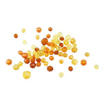 Creative Company Facet Beads Mix Yellow, 45 grammi