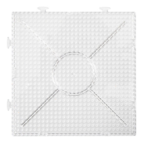 Creotime assiette photo poires carré transparent 15x15cm, 2 pcs.