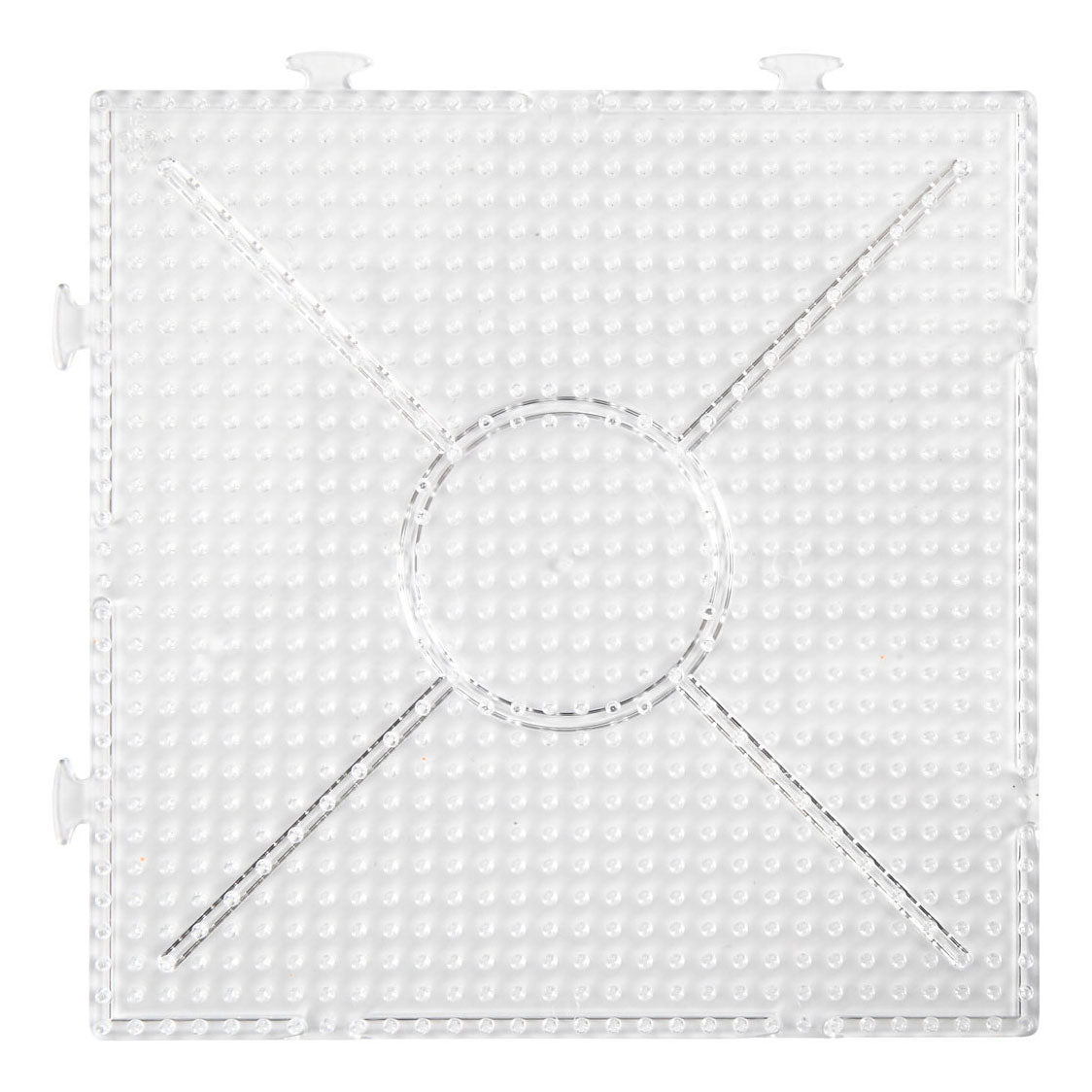 Creativ Company Photo Pears Underplate Clear Square 15x15 cm, 2st.