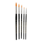 Creativ Company Gold Line Brosses Round, 5e.