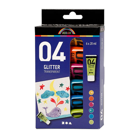 Creativ Company Children's Acrylique Paint Pintter Couleur, 6x20 ml