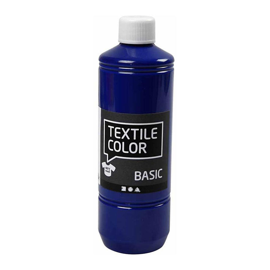 Creativ Company Textile Color Paint - Bleu primaire, 500 ml
