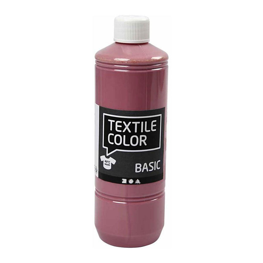 Creativ Company Textile Color Paint - Rose foncé, 500 ml