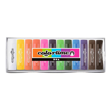 Société créative https : www.ccobby.nl soft-color-stick-l-8-cm-diverse-colors-12-piece-1-box