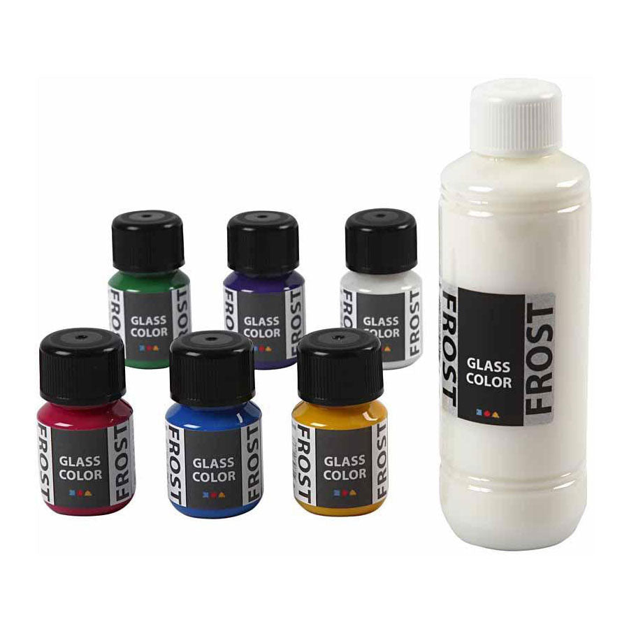 Creativ Company Glass Color Frost Glass Color, 6x30ml