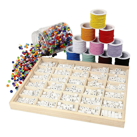 Creativ Company Letter Perles Faire des bracelets