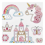 Creative Company Diamant Stickers Unicorn, 1 Sheet