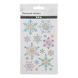 Crival Company Diamant Stickers Ice Crystals, 1 feuille