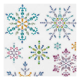 Crival Company Diamant Stickers Ice Crystals, 1 feuille