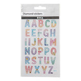 Creativ Company Diamant Stickers Alphabet, 1 feuille