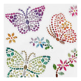 Kreativfirma Diamant Sticker Butterfly, 1 Blatt