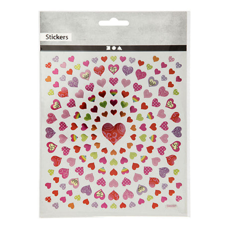 Creativ Company autocollants petits coeurs, 1 vel
