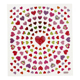Creativ Company autocollants petits coeurs, 1 vel