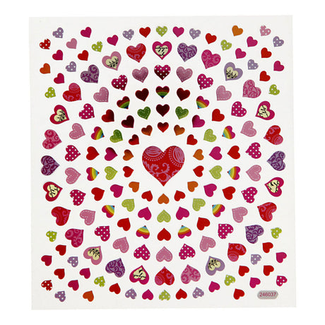 Creativ Company autocollants petits coeurs, 1 vel