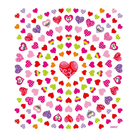 Creativ Company autocollants petits coeurs, 1 vel