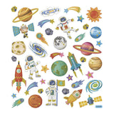 Creativ Company Stickers Space Travel, 1 list