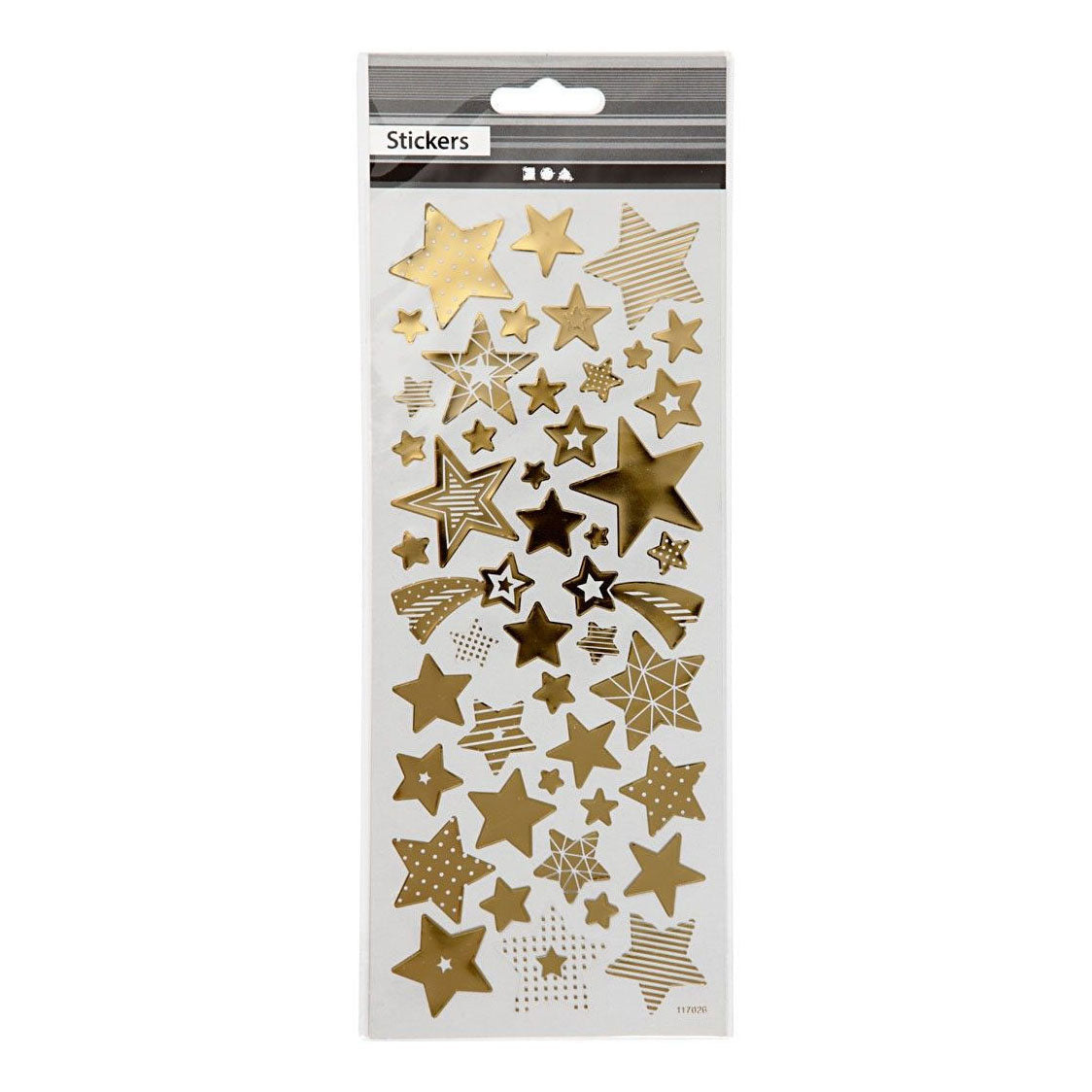 Creativ Company Stickers Gold Stars, 1 list