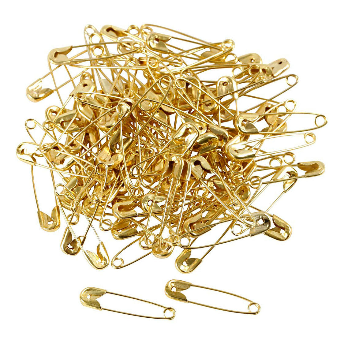 Creative Company Safety Pins Gold, 100 °.