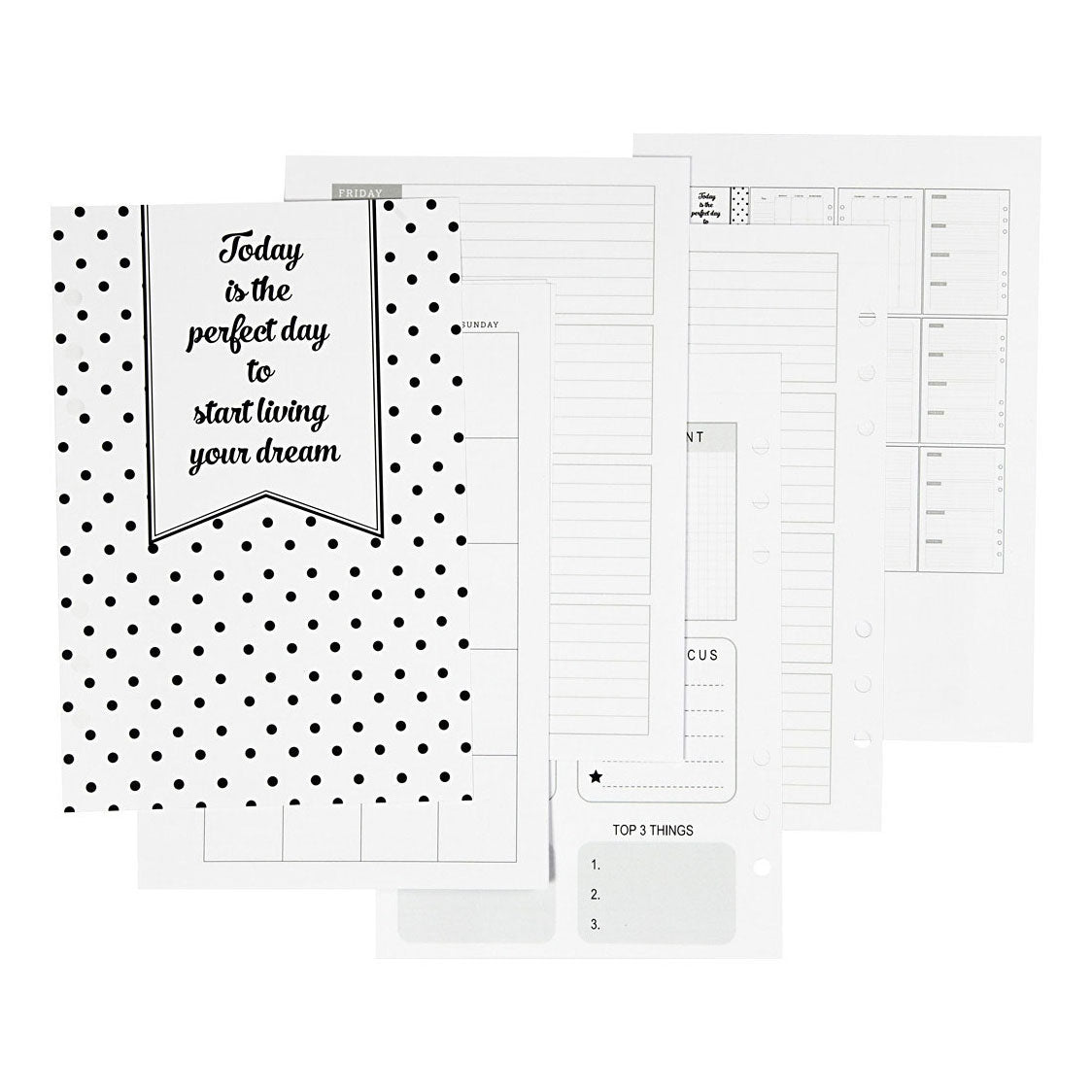 Creativ Company Planner Bulletjournal pages, 7LDG.